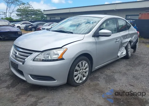 2013 Nissan Sentra Sv z USA, uszkodzony, nr VIN 3N1AB7AP0DL675121